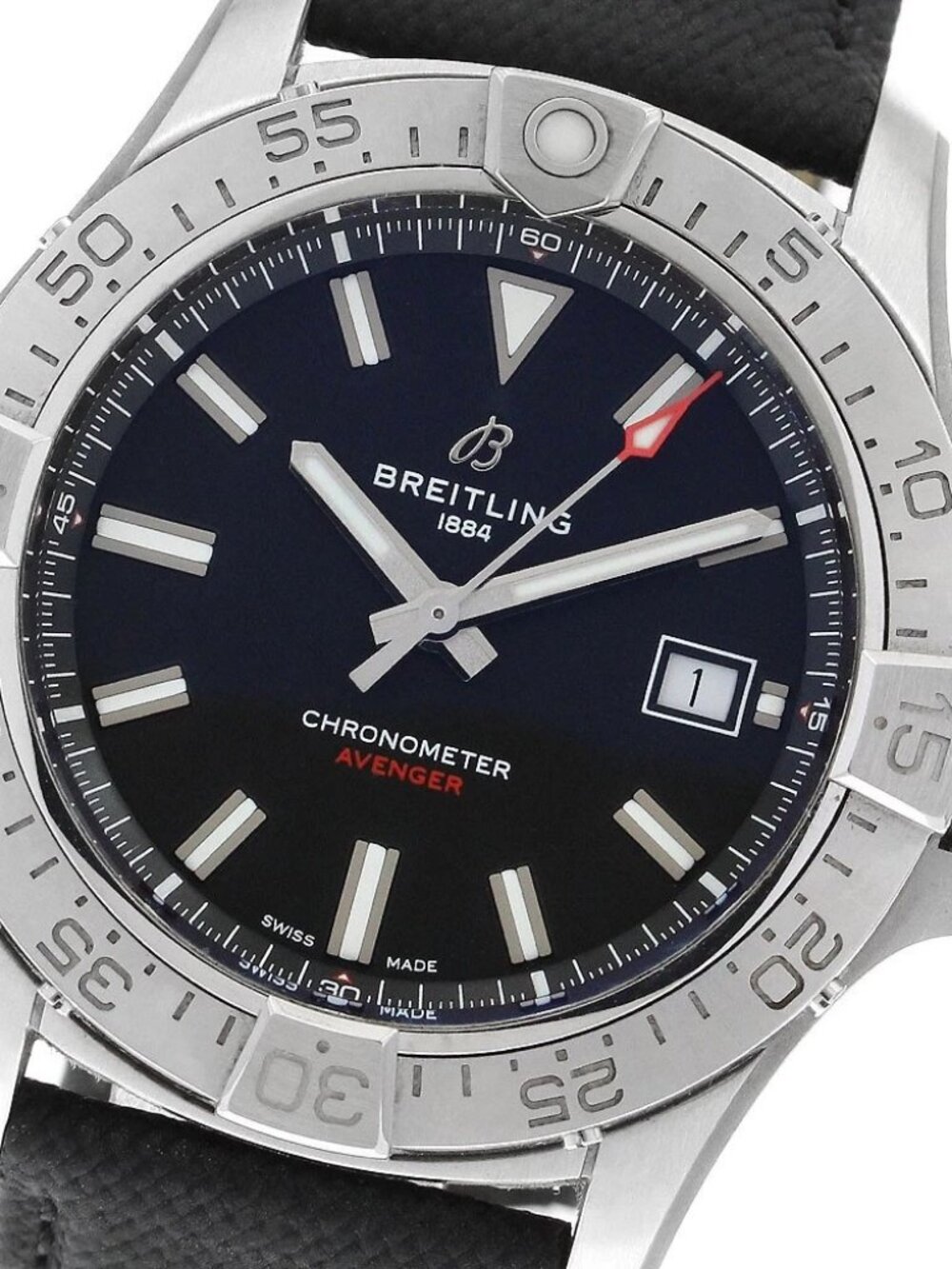 BREITLING Avenger Automatic 42 A17328 Date black Dial Automatic Men's_903409